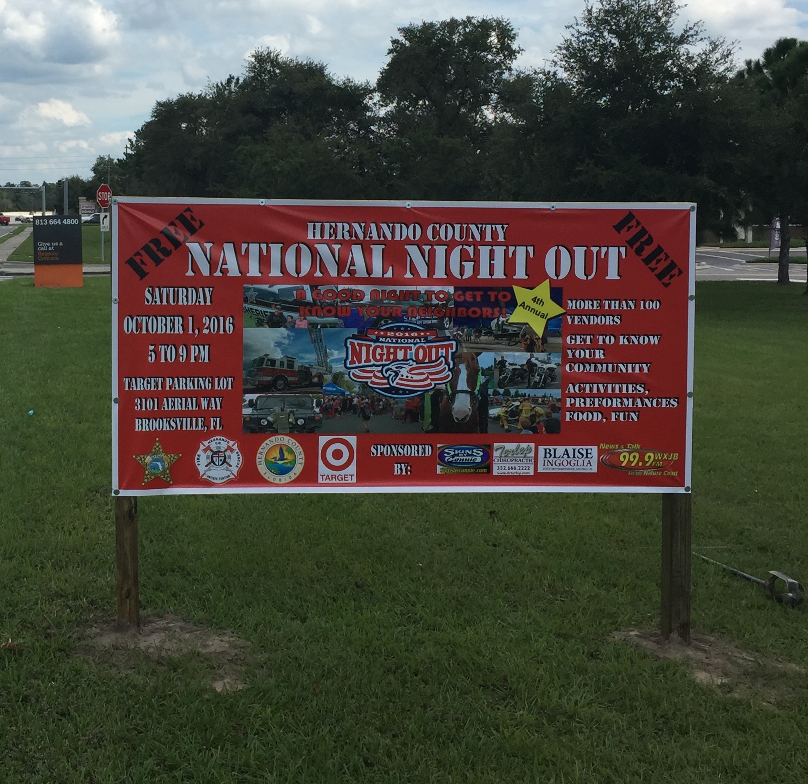 National Night Out Banner