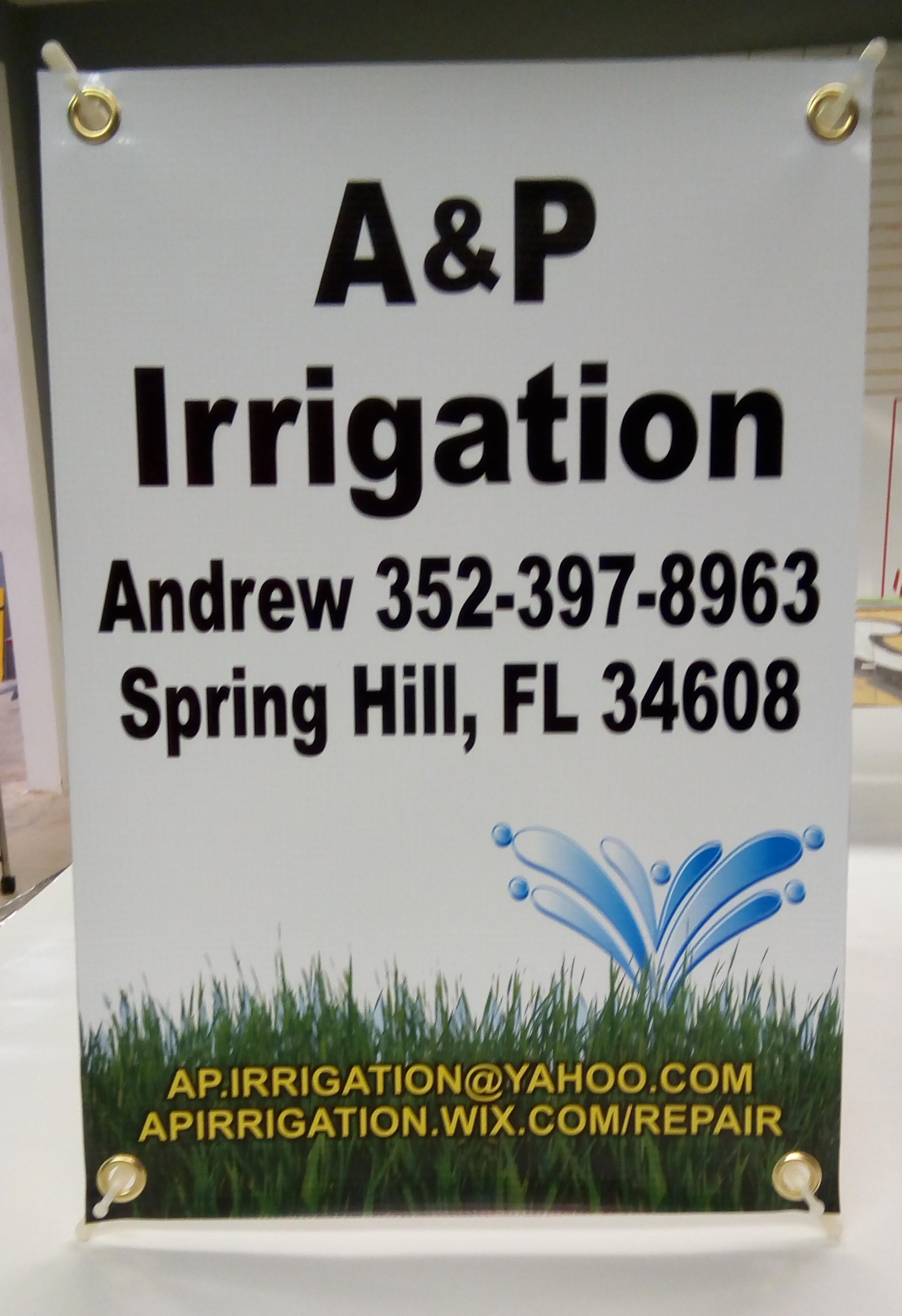 A & P Irrigation Table Top