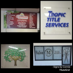 Inside Signs, Outside Signs, Sign Variety